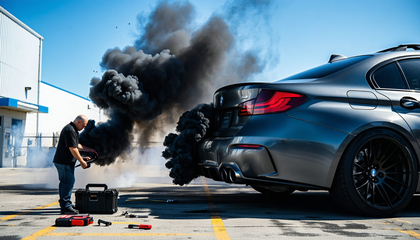 découvrez les raisons pour lesquelles votre voiture fume noir et explorez les solutions efficaces pour résoudre ce problème. apprenez à diagnostiquer les causes possibles, des problèmes de combustion aux éléments mécaniques défectueux, et trouvez des conseils pour maintenir votre véhicule en bon état.