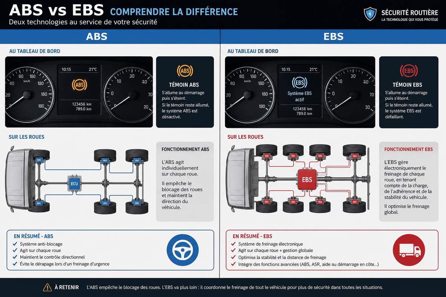 découvrez comment le système de freinage ebs révolutionne la sécurité routière en surpassant l'abs traditionnel grâce à une technologie avancée et une réponse plus rapide.