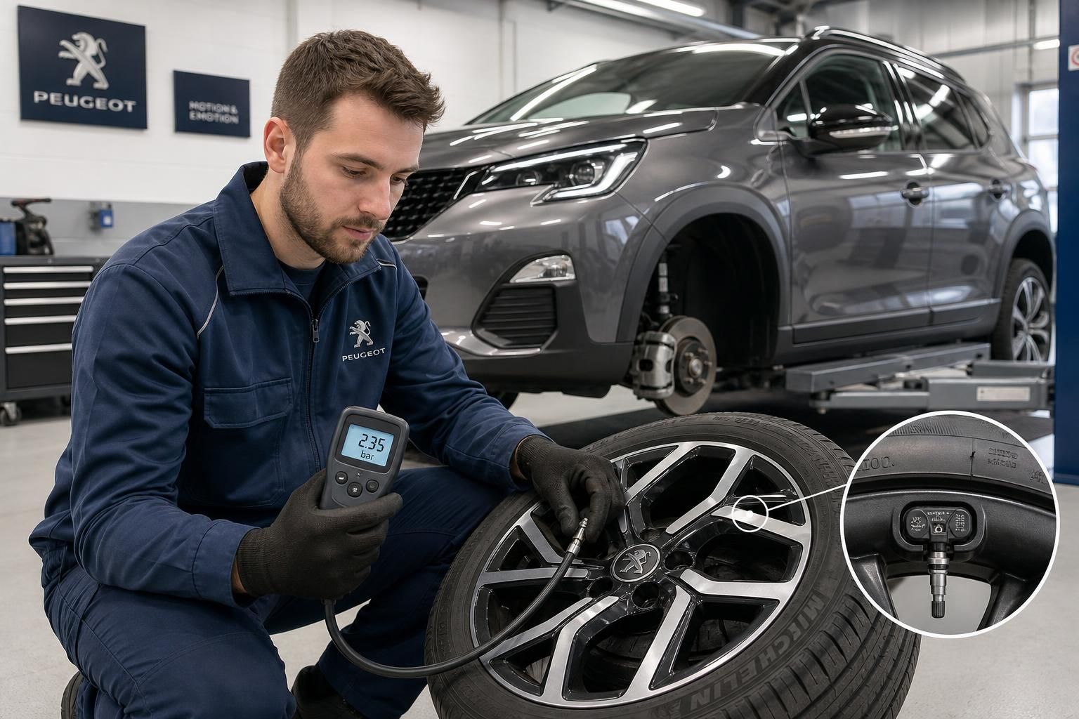 découvrez comment réinitialiser facilement le voyant de pression des pneus sur votre peugeot 2008 grùce à notre guide étape par étape.