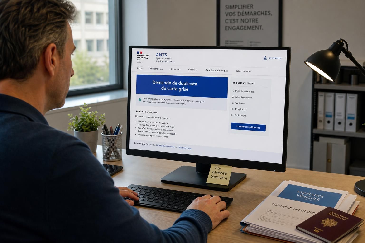 découvrez les étapes simples pour demander un duplicata de carte grise en cas de perte via le site officiel de l'ants. suivez notre guide pratique pour faciliter vos démarches administratives.