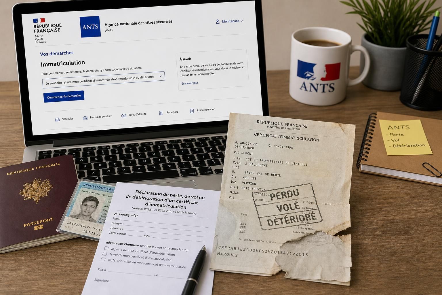 découvrez comment effectuer une demande de duplicata de carte grise en cas de perte sur le site de l'ants, avec un guide étape par étape simple et rapide.