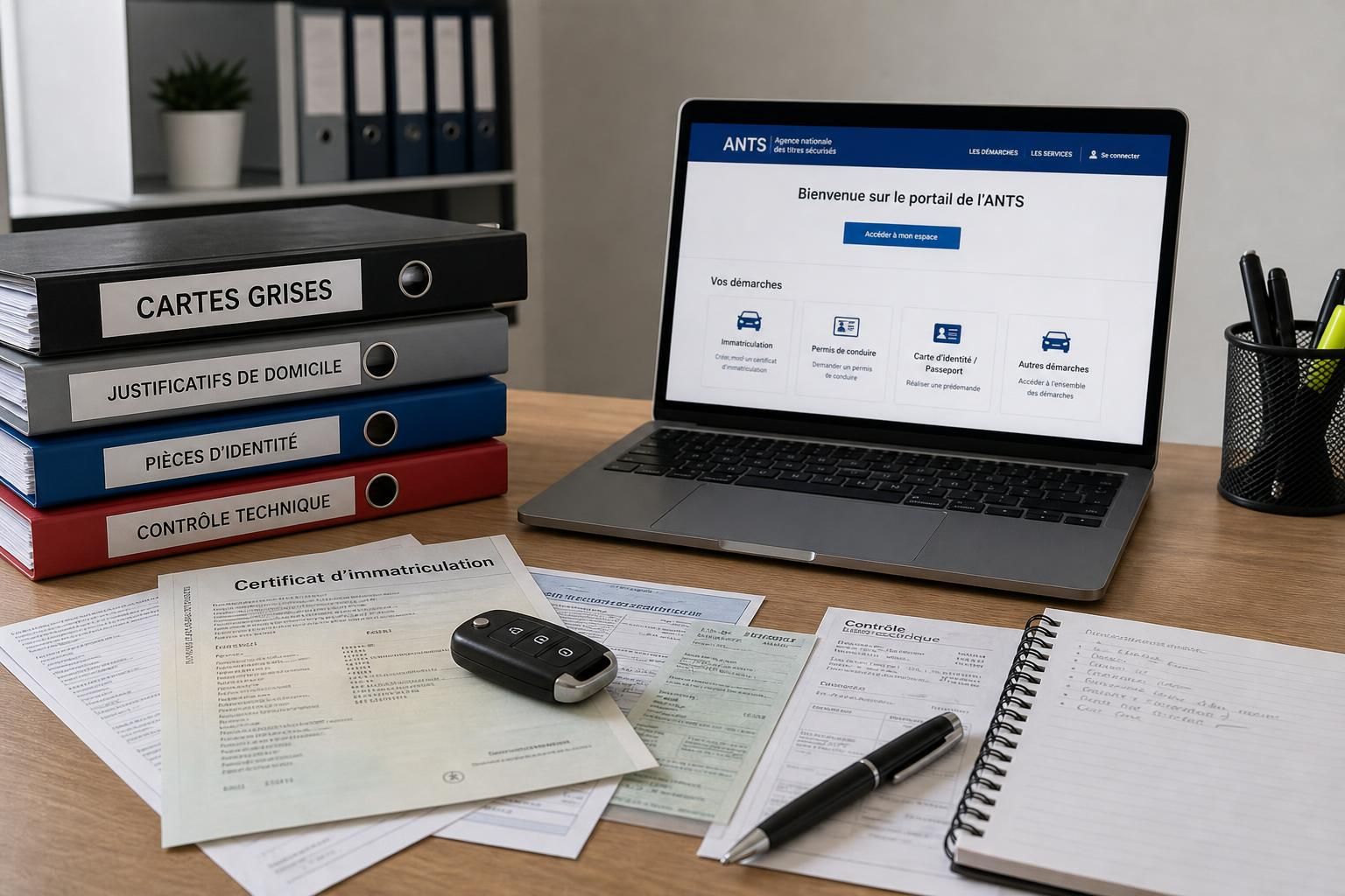découvrez comment faire une demande de duplicata de carte grise en cas de perte via le site officiel de l'ants, étape par étape et facilement.