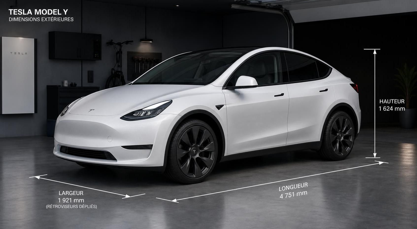 découvrez toutes les dimensions du tesla model y, ses caractéristiques de taille et de volume pour mieux connaßtre ce véhicule électrique innovant.